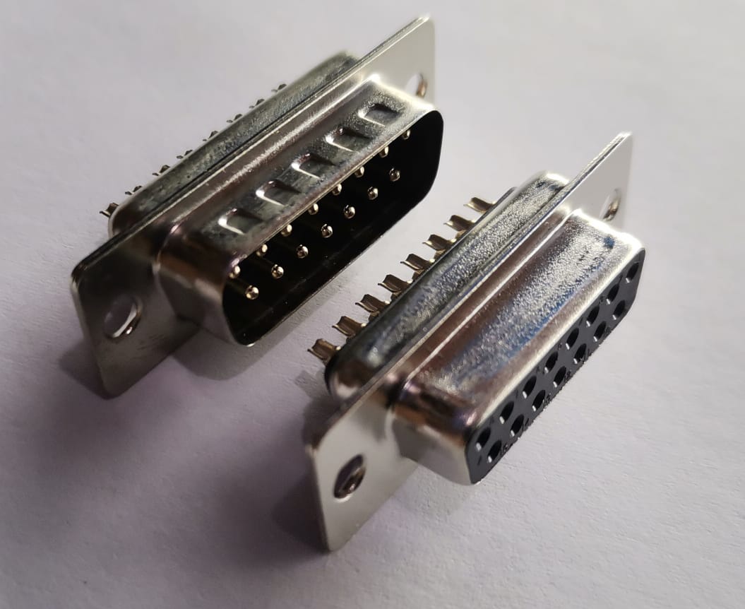 DB15 Male Female Open End Connector
